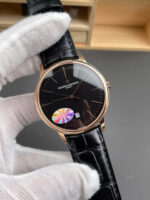 Vacheron Constantin Knock Off Watches Patrimony 85180 Black Dial Leather Strap MKS Factory 40mm - Image 3