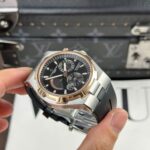 Vacheron Constantin Copies Watch Overseas Dual Time 47450 Demi Rose Gold 9F Factory 42mm - Image 6