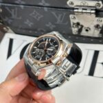 Vacheron Constantin Copies Watch Overseas Dual Time 47450 Demi Rose Gold 9F Factory 42mm - Image 5