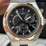 Vacheron Constantin Copies Watch Overseas Dual Time 47450 Demi Rose Gold 9F Factory 42mm - Image 3