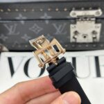 Vacheron Constantin Replica Watch Overseas Dual Time 47450 White Dial Rubber Strap 9F 42mm - Image 10