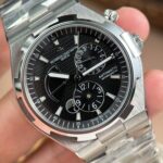 Vacheron Constantin Good Imitation Watches Overseas Dual Time 47450 Black Dial 9F Factory 42mm - Image 3
