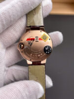 Cartier Good Imitation Watches Ballon Bleu De WJBB0040 Women-s Brown Leather Strap AF Factory 33mm - Image 7
