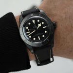 Tudor Black Bay Black Ceramic M79210CNU Best Replica Watch Leather Strap 41mm - Image 6