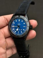 Tudor Black Bay Black Ceramic M79210CNU Best Replica Watch Blue Dial 41mm