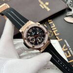 Hublot Fake Watch Big Bang King Gold Choronograph Rubber Strap 44mm - Image 3