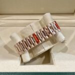 Rolex Fake Watch Day-Date Dial Chocolate Moissanite Diamonds Custom 40mm - Image 6