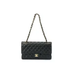 Chanel Classic Flap Medium (25cm) – Black Caviar Leather with Gold-Tone Metal
