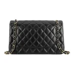 Chanel Classic Flap Jumbo – Black Caviar Leather & Gold-Tone Metal - Image 4