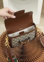 Gucci Horsebit 1955 small shoulder bag 658574HUHHG8565 - Image 6