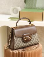 Gucci Horsebit 1955 medium top handle bag 7020499AAAJ8563 - Image 9