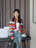 Small Dior Toujours Vertical Tote Bag M2835ODFG_M911 - Image 7