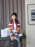 Small Dior Toujours Vertical Tote Bag M2835ODFG_M911 - Image 6