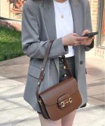 Gucci Horsebit 1955 Soft Medium Shoulder Bag 6022041DB0G2361 - Image 9