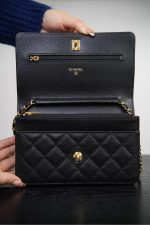 CHANEL WOC (Wallet on Chain) – Gold-Tone Chain and Hardware - Image 3