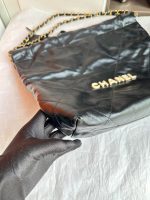 CHANEL 22 Bag Medium – Off-white with Logo - Image 6