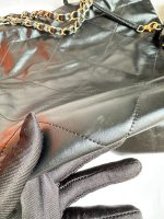 CHANEL 22 Bag Medium – Off-white with Logo - Image 10