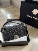 CHANEL Le Boy Bag – Aged Silver-Tone Hardware - Image 4