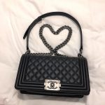 CHANEL Le Boy Bag – Aged Silver-Tone Hardware - Image 11