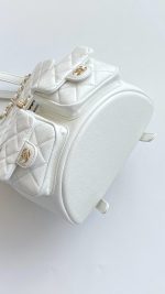 CHANEL Duma 24A – Vintage Light Gold-Tone Hardware - Image 3