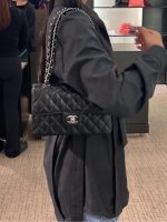 CHANEL Classic Flap Bag (CF) – Classic Silver-Tone Hardware - Image 8