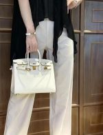 Birkin 25 White - Image 9