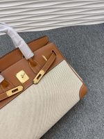 Birkin 25 橙色帆布 - Image 7