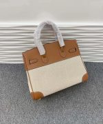 Birkin 25 橙色帆布 - Image 10
