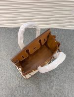 Birkin 25 橙色帆布 - Image 9