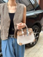 Birkin 25 橙色帆布 - Image 13