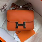 Hermès Constance 19 – Orange - Image 3