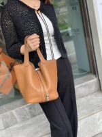 Hermès Picotin Lock 22 – Gold Brown - Image 13