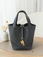 Hermès Picotin Lock 18 – Black with Gold Hardware - Image 4