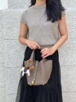 Hermès Picotin Lock 18 – Etoupe (Elephant Grey) - Image 10