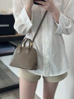 Hermès Bolide Bag – Etoupe (Elephant Grey) - Image 7