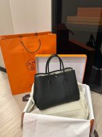 Hermès Garden Party 30 Tote – Noir (Black, Small Size) - Image 4