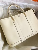 Hermès Garden Party 36 Tote – Craie (Chalk White) - Image 5
