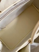 Hermès Garden Party 36 Tote – Craie (Chalk White) - Image 7