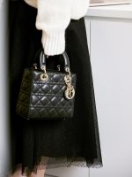 Lady Dior – Medium Size in Black - Image 12