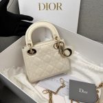 Dior Lady Dior Patent White – Small Size - Image 4