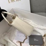 Dior Lady Dior Patent White – Small Size - Image 7