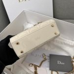Dior Lady Dior Patent White – Small Size - Image 8