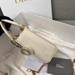 Dior Lady Dior Patent White – Small Size - Image 9