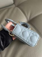 Lady Dior – Small Size in Sky Blue Lambskin - Image 9