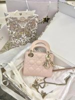 Lady Dior Mini Bag – Blush Pink - Image 8
