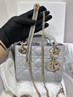 Lady Dior Small Bag – Candlelight Gray - Image 6