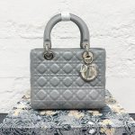 Lady Dior Bag – Candlelight Gray, Medium Size - Image 4