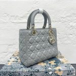 Lady Dior Bag – Candlelight Gray, Medium Size - Image 5