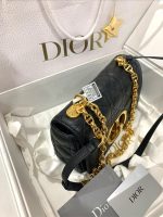 Dior Caro Bag – Black (Small) - Image 6