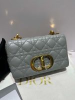 Dior Caro Bag – Blue (Small) - Image 4